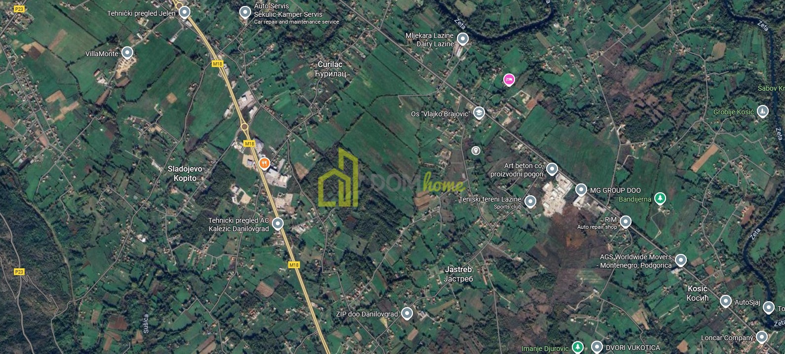 Plac 12675m2, Danilovgrad, Jastreb